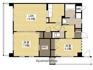 スカイアヴェニュー【2階】の間取り
