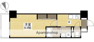 クリスタルビル【212号室】の間取り