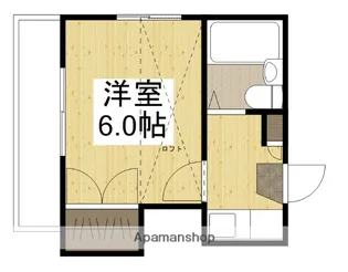 メゾングリーン【2階】の間取り