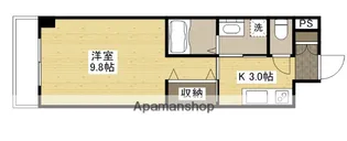 フェリーチェグランデ舟入中町【6階】の間取り