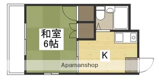 フローラル山手【3階】の間取り