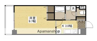 パラソーレ大手町【5階】の間取り