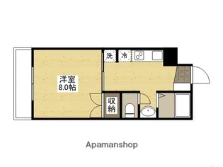 レジデンス東雲【3階】の間取り