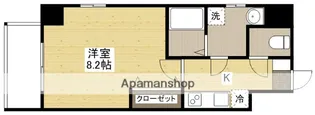 リバーコート住吉町【5階】の間取り