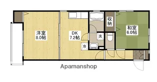 エーデル吉島西【1階】の間取り