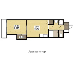 メゾンド佐伯【3階】の間取り