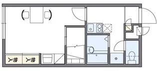 レオパレスグレース府中【1階】の間取り