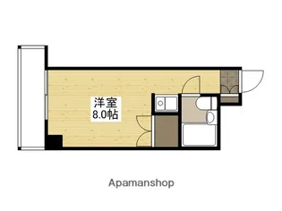 レジデンス十日市【4階】の間取り