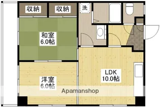 グレイスミウラ【401NG号室】の間取り