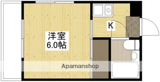 ヴェルMIYAKE【402号室】の間取り