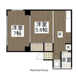 第3沖川ビル【3階】の間取り