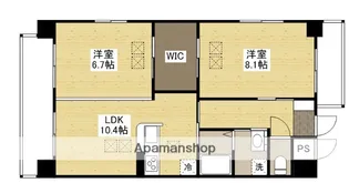 ルネス舟入町【11階】の間取り