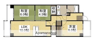 ライオンズマンション牛田東【2階】の間取り