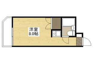 レジデンス十日市【7階】の間取り