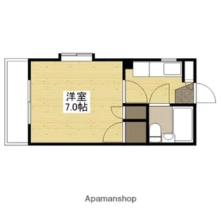 第3松岡ビル【4階】の間取り