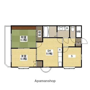 ハイツ76【303号室】の間取り