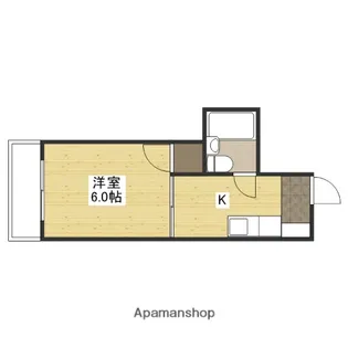 草津東ハイツ【1階】の間取り