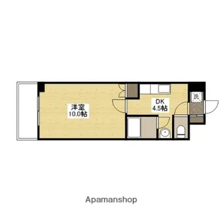 アベニュー牛田新町【6階】の間取り
