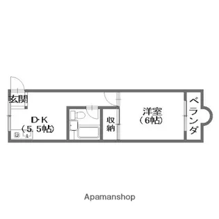 チェリス牛田【4階】の間取り