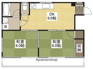 コーポ岡【3階】の間取り
