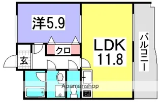 井口台FLATS【2階】の間取り