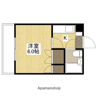 M山肩ビル【5階】の間取り