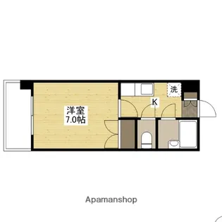 コンフォール三滝【5階】の間取り