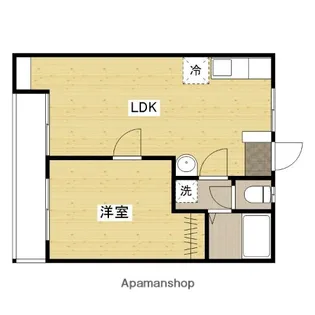 細田山ビル【3階】の間取り