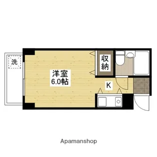 キューブ井口台【5階】の間取り