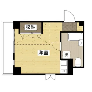 フローラル三篠【4階】の間取り