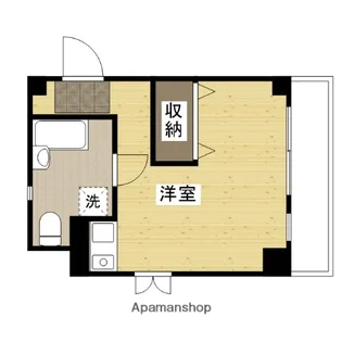 フローラル三篠【3階】の間取り
