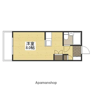 コーポ美吉【3階】の間取り