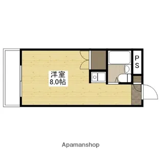 グリーンハイツ庚午【3階】の間取り