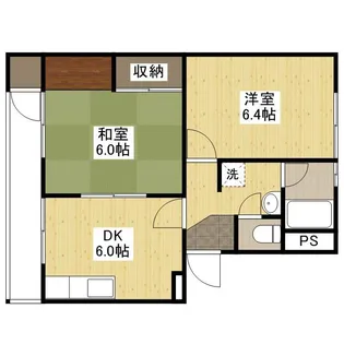 椿コーポ【105号室】の間取り