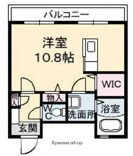 C.C.COURT五日市駅前【2階】の間取り
