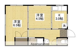 光ハイツ【3階】の間取り
