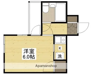 1Kの間取り画像