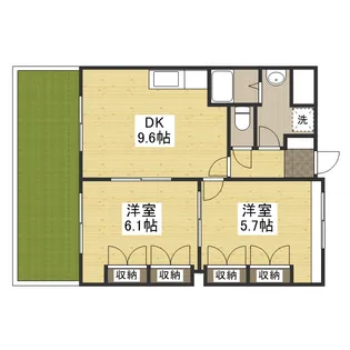 ラ・ヴィータ高取北Ⅱ【1階】の間取り