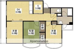 大地マンション【2階】の間取り