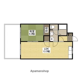 山﨑大芝ビル【4階】の間取り