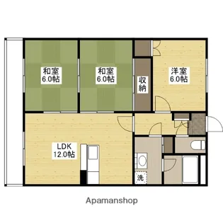 カンファタブルⅡ【2階】の間取り