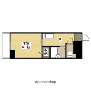 ラフィネ天満【3階】の間取り