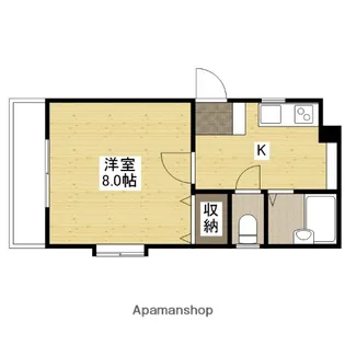 セレーノ祇園【1階】の間取り