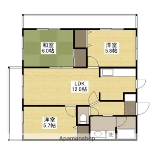 リヴァージュ杉広【1階】の間取り