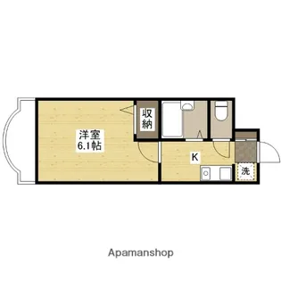 ルーテシア大野【1階】の間取り