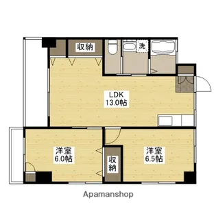 コーポあかつき【2階】の間取り