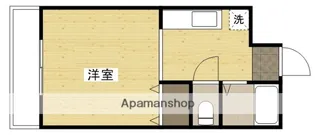 グラース亀山【4階】の間取り