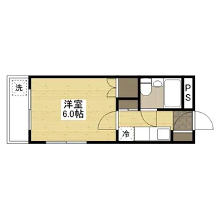 ブランズ弐番館【4階】の間取り