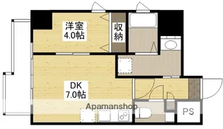 KATAYAMABLDG25【10階】の間取り