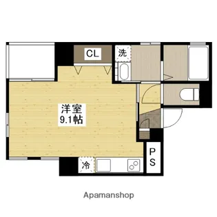 リバーコート住吉町【7階】の間取り